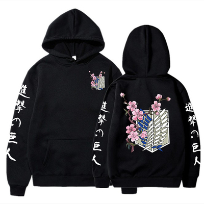 Oversized Sweatshirt Attack on Giant Hoodie 进击的巨人连帽衫