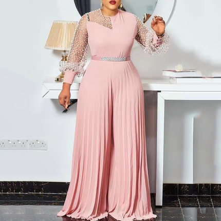 Floor Length Elegant Evening Night Party Clothes Jumpsuits