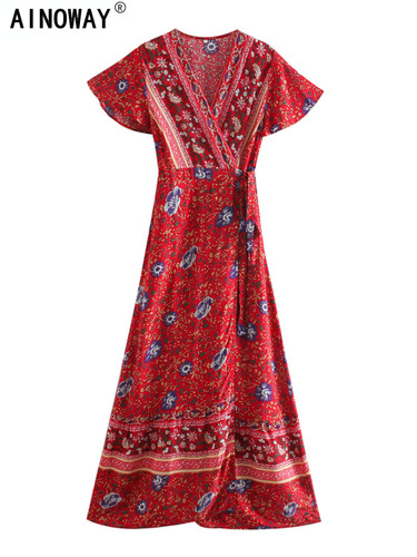 sun dress Ladies sexy V neck Summer dress太阳裙性感V领连衣裙