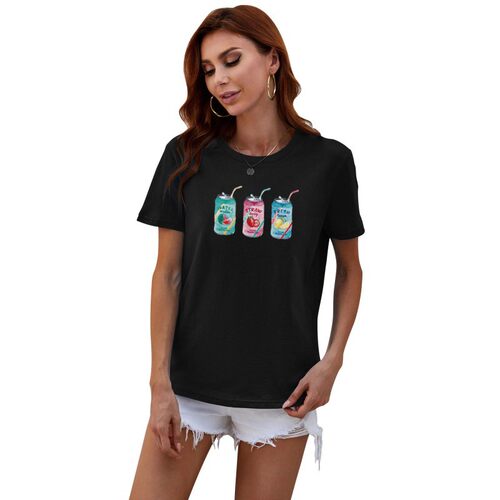 women's loose round neck short sleeve t-shirt宽松圆领短袖t恤