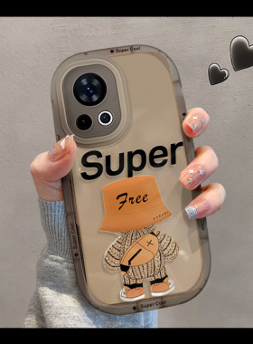适用华为nova14pro手机壳新款硅胶huaweipura80pro+透黑高级感nova13pro网红女mate70pr十潮男卡通ultra软