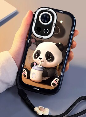 适用华为nova15Pro手机壳全包网红女nova12ultra防摔硅胶nova11Pro软保护套nove14por高级感新款13Pr趣味熊猫