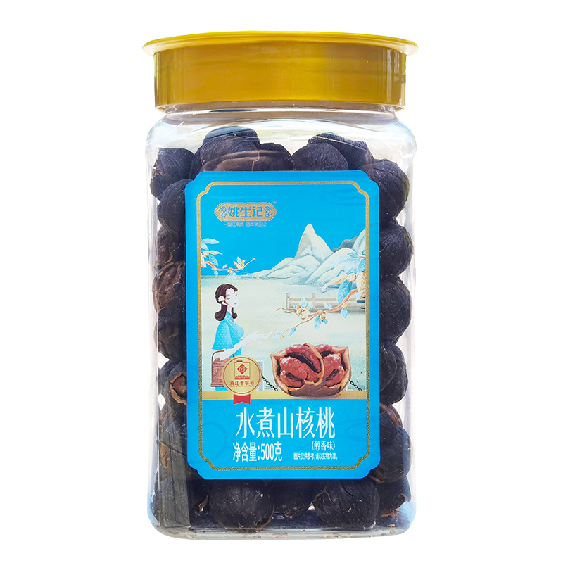 姚生记/2025新货500克临安山核桃手剥小核桃临安特产坚果