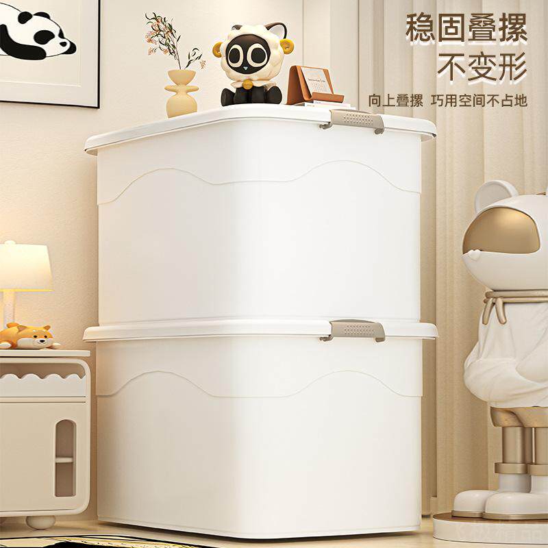 收纳箱加厚特大号塑料玩具家用衣服储物箱衣物收纳盒搬家整理盒PP