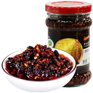 鸡枞油豆豉瓶装易门山里香正宗风味豆豉辣椒酱下饭菜下饭酱拌饭酱