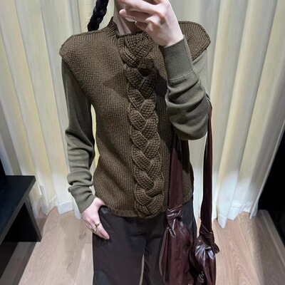 小众设计高级感保暖羊毛针织套装