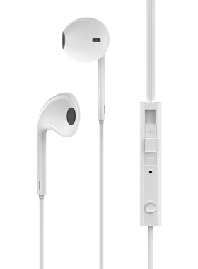 MINISO/名创优品 立体声耳机SP390(白色)苹果安卓手机智能线控