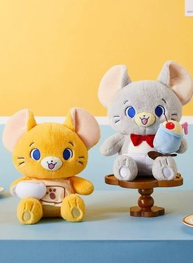 MINISO名创优品汤姆猫和杰利鼠Gokko系列10号服务生换装坐姿公仔