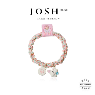 橡皮筋送闺蜜手链两用发绳简约发饰 可爱兔子甜美发绳女扎发个性