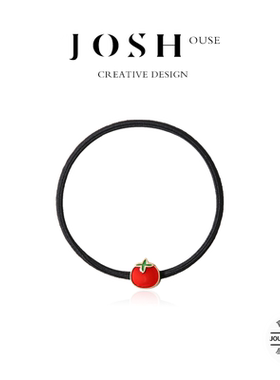 日韩可爱苹果头绳少女扎发可爱百搭高弹力橡皮筋简约气质发圈头饰