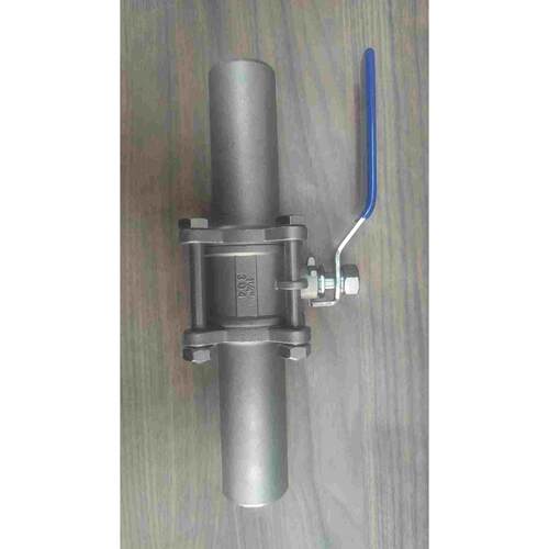 304三片式球阀加长焊接球阀Q61F不锈钢对焊球阀加长管球阀DN20/50