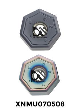 负形七角铣刀片XNMU070508-MM F57 DL1008 XNGU0705ANN-MM3