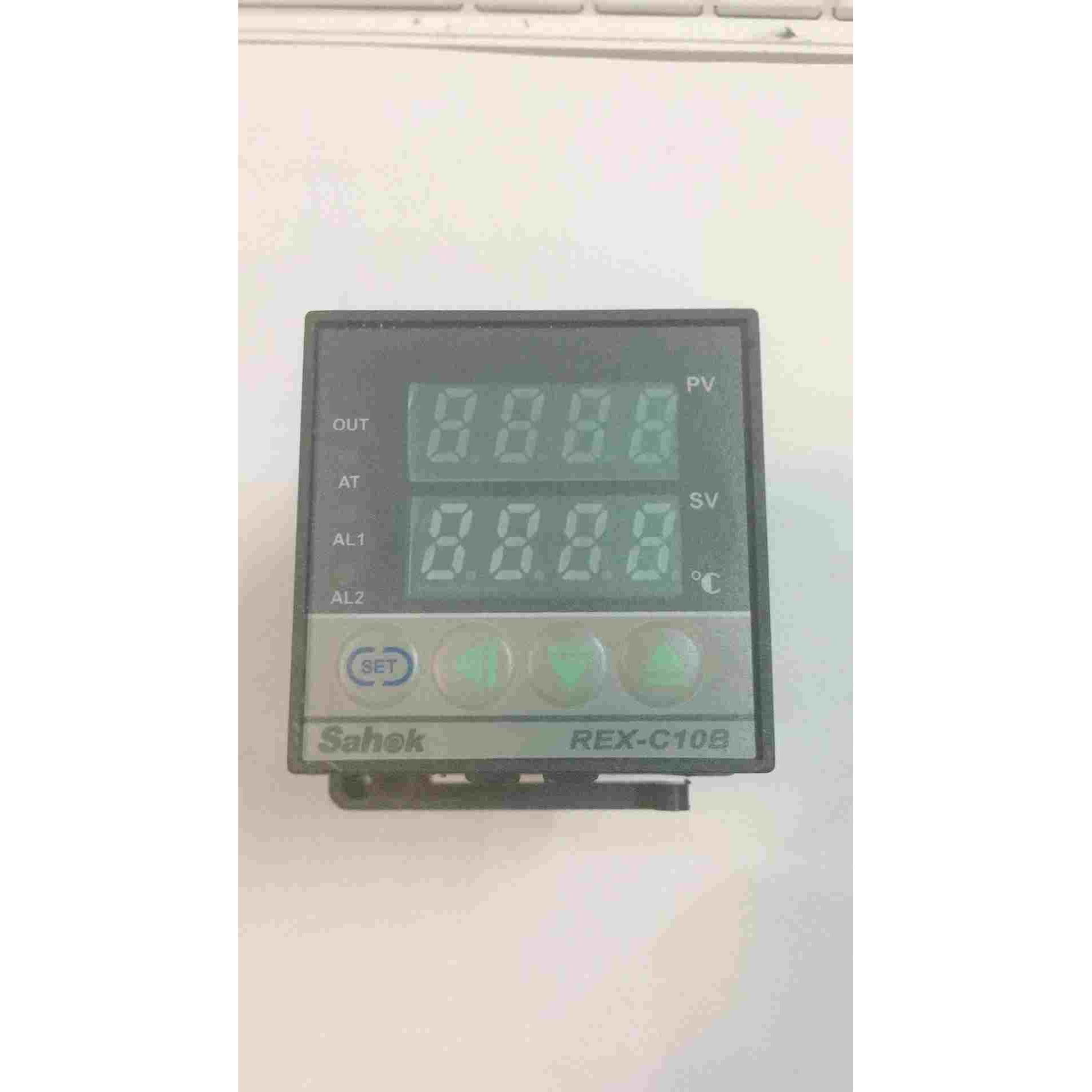 Sahok山禾 数显温控器 REX-C10B 短壳智能温控表 替用REX-C100