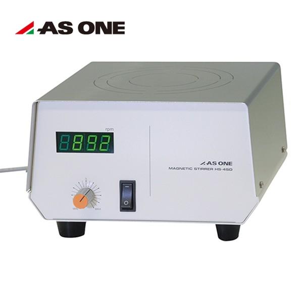 ASONE/亚速旺强力磁力搅拌器HS-4SD 可进行高粘度搅拌不锈钢台面