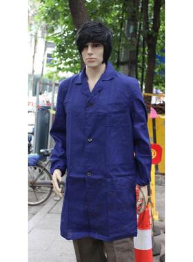 便宜的蓝大褂 蓝色工作服 仓库服装 普工制服 搬运服 劳保服长衫