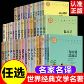 老人与海傲慢与偏见悲惨世界飘战争与和平茶花女罪与罚爱 世界名著全套原著经典 文学小王子简爱海底两万里钢铁是怎样炼成 教育
