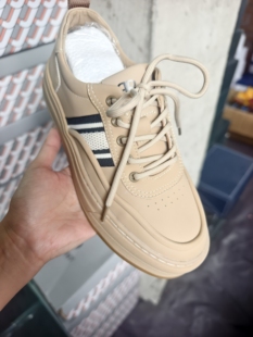 5228品牌撤柜男士厚底板鞋手工拉帮上线尾货男士板鞋正品