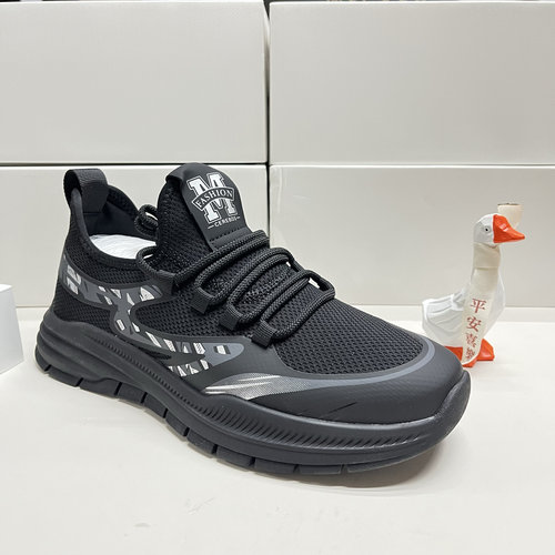 3106网面套脚一脚登休闲运动网面跑步鞋