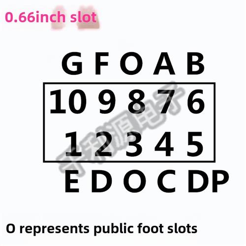 数码管0.56英寸 1位共阴 共阳 红光 5611AS 5611AH 5611BS 5611BH