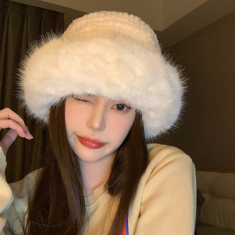 渔夫帽户外韩版女秋冬显脸小