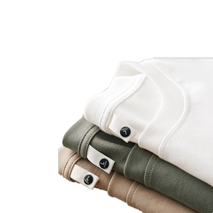 240g重磅纯棉短袖t恤男女同款夏季纯白色基础款打底衫男生上衣服