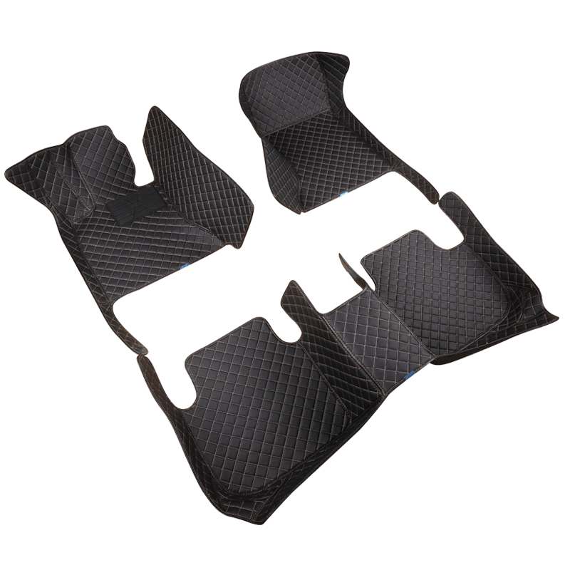 汽车脚垫后排一体单片车用丝圈地垫后座脚踏垫全包围定制双层垫子