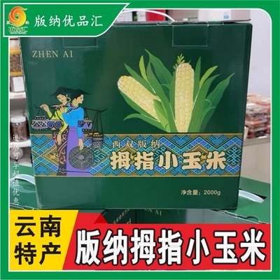西双版纳甜糯拇指小玉米云南特产