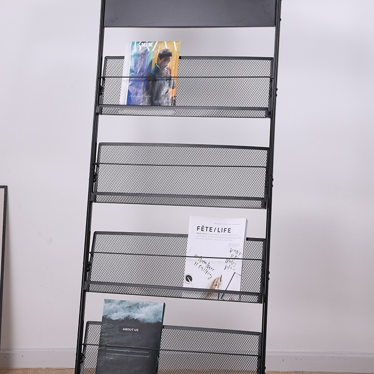 杂志架子书刊报置物架单页展架收纳落地报纸报刊架宣传资料展示架