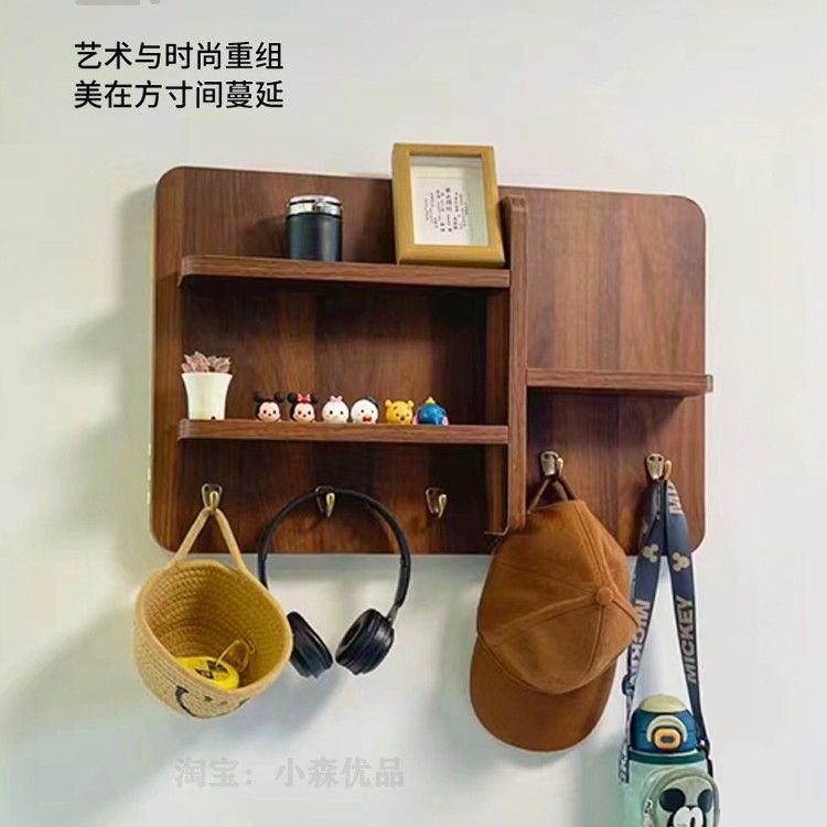 电表箱装饰画2024新款简约免打孔配电箱挂画改造置物架电闸箱遮挡