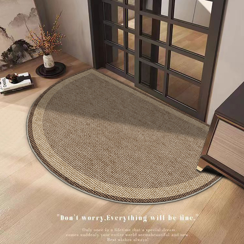 门垫半圆形入户门地垫室内进门脚垫剑麻垫子门口换鞋家用门外地毯