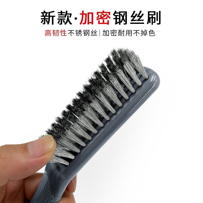 钢丝刷文玩刷子核桃专用带柄不锈钢丝不掉色金刚菩提手串清理打底