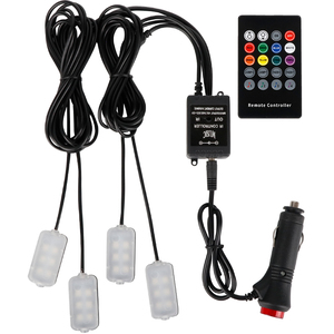 适用本田氛围灯十代半雅阁型格皓影CRV脚窝灯思域冠道车内装饰灯