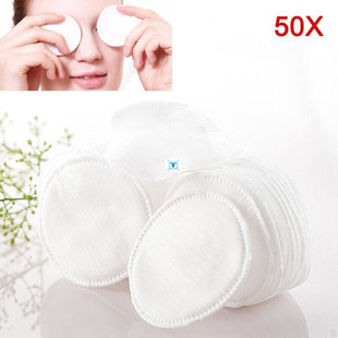 50/100pcs Round Premium Cotton Pad Cosmetic Makeup Swab