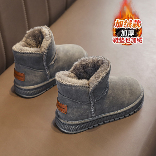 国潮品牌【潮可熊】男童雪地靴