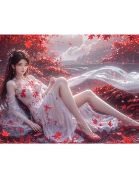 爆款完美世界火灵儿动漫自粘贴画卧室儿童房学生宿舍装饰贴纸壁画