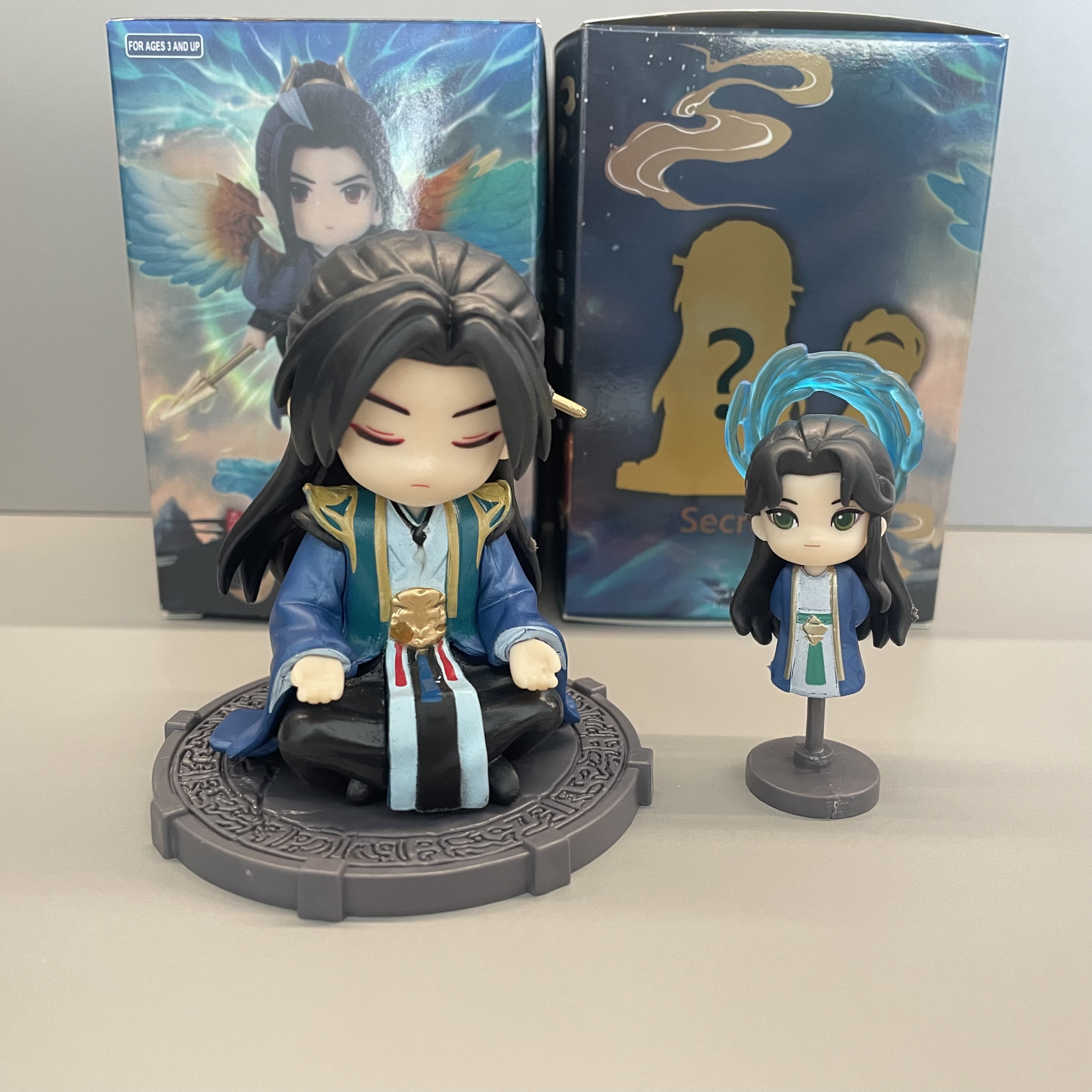 凡人修仙传盲盒潮玩手办元婴韩立玄骨上人小银月模型桌面摆件礼物