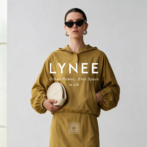 LYNEE2026秋连帽运动套装半裙