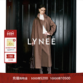 LYNEE 轻量系列 Lem@ire立领羊毛混纺双面呢大衣女金敏喜大衣