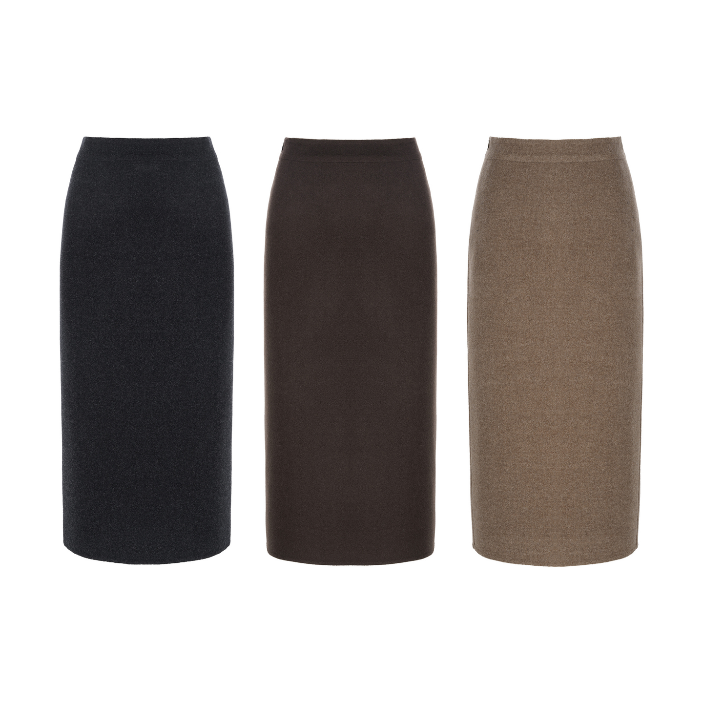 LYNEE x TORIL【黑标 轻量系列】羊毛桑蚕丝羊绒混纺轻量毛呢半裙