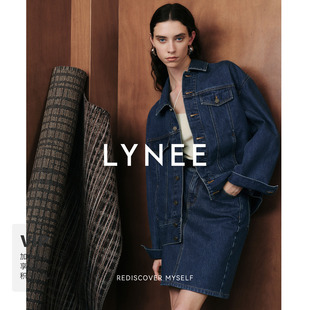 LYNEE c@lin@ 复古时髦牛仔外套女春季 百搭轻松感夹克 来自尼姆