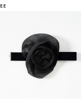 LYNEE 暗夜玫瑰颈花休闲百搭 LAD2EAA008