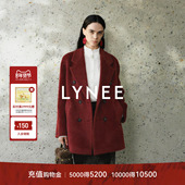 LYNEE 大衣 秘鲁进口面料一手长801苏力羊驼毛短款 黑标 泰迪801