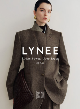 LYNEE黑标老钱风人字纹西装
