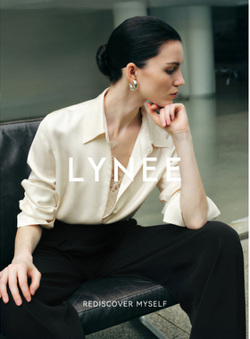LYNEE【花间暮光】醋酸拼接蕾丝衬衫女26夏设计感假两件百搭上衣