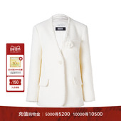 无领西装 TORIL LYNEE 山茶 法国进口香风外套 款 小香风