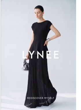 LYNEE【沙漏】一字领收腰针织上衣 知性风黑色无袖T恤夏季新品