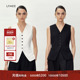 简约V领修身 时尚 醋酸马甲女2025年新款 LYNEE 西装 内搭马夹百搭