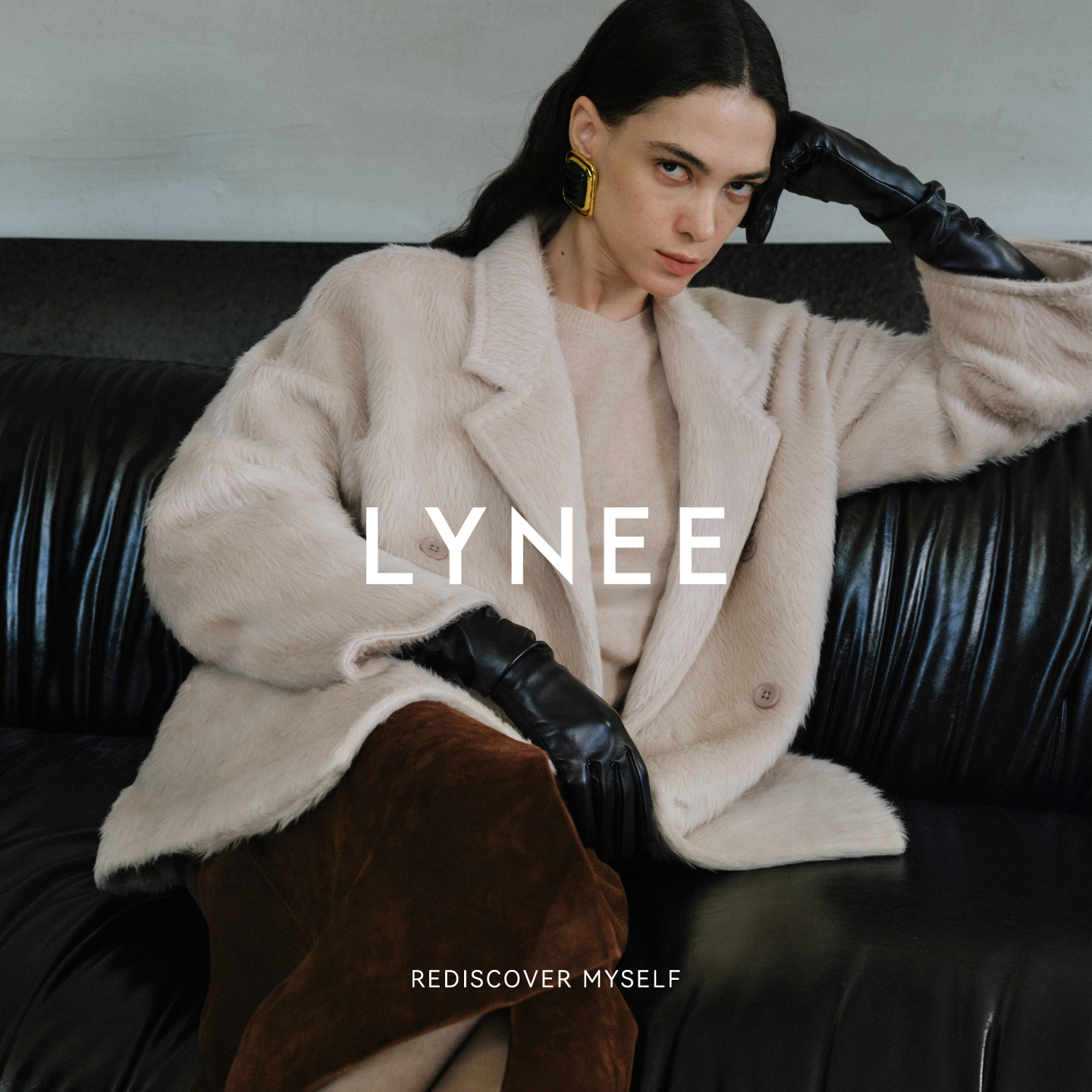 LYNEE【金标801 长期主义】意大利进口TEXCO苏力羊驼毛大衣一手长