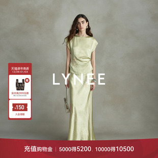 两件套钉珠亮片背心套装 LYNEE 女千金风醋酸套裙夏季 时尚 新款