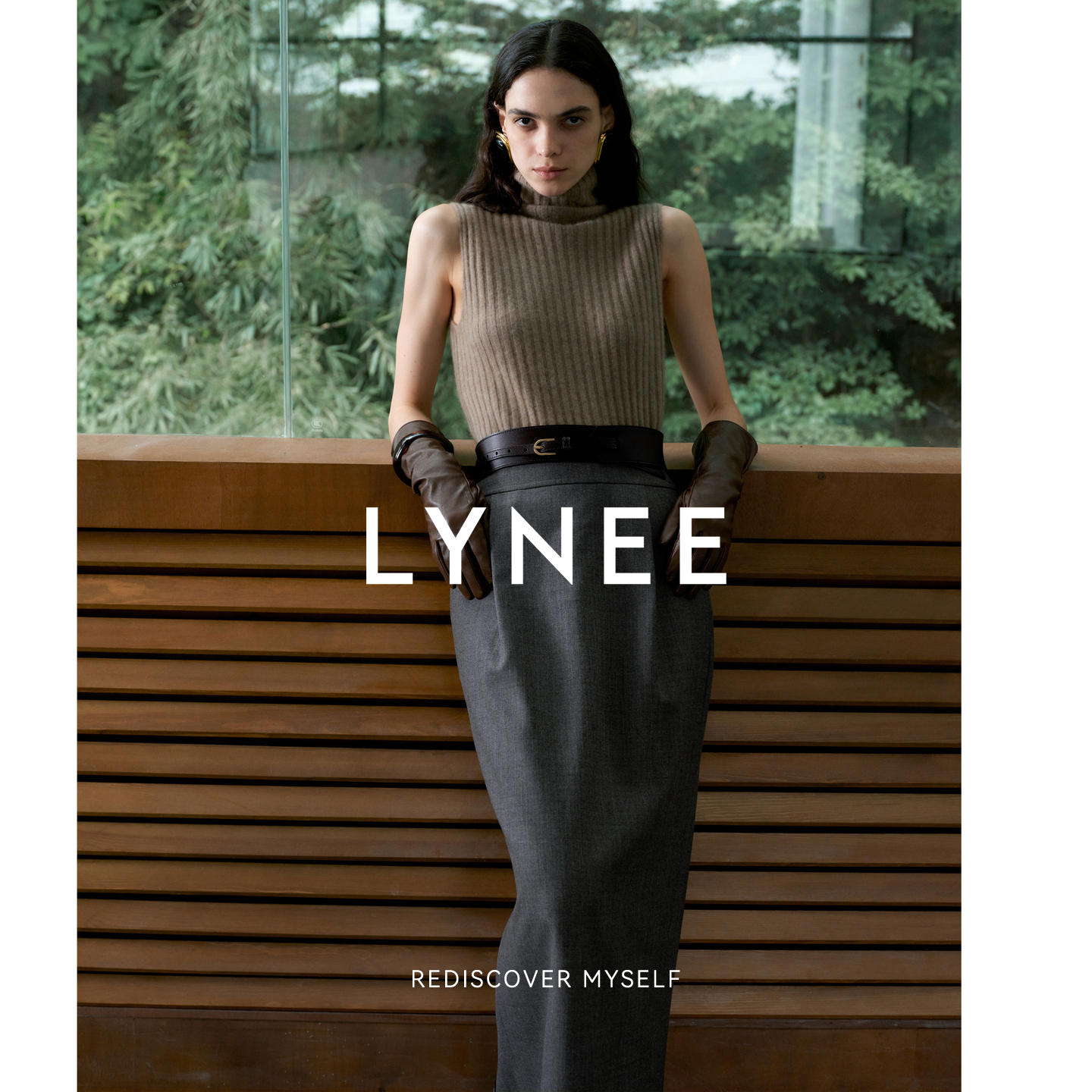 LYNEE【铃兰裙】Y*SL 收腰羊毛花苞半裙 长短半身裙（不含腰封）